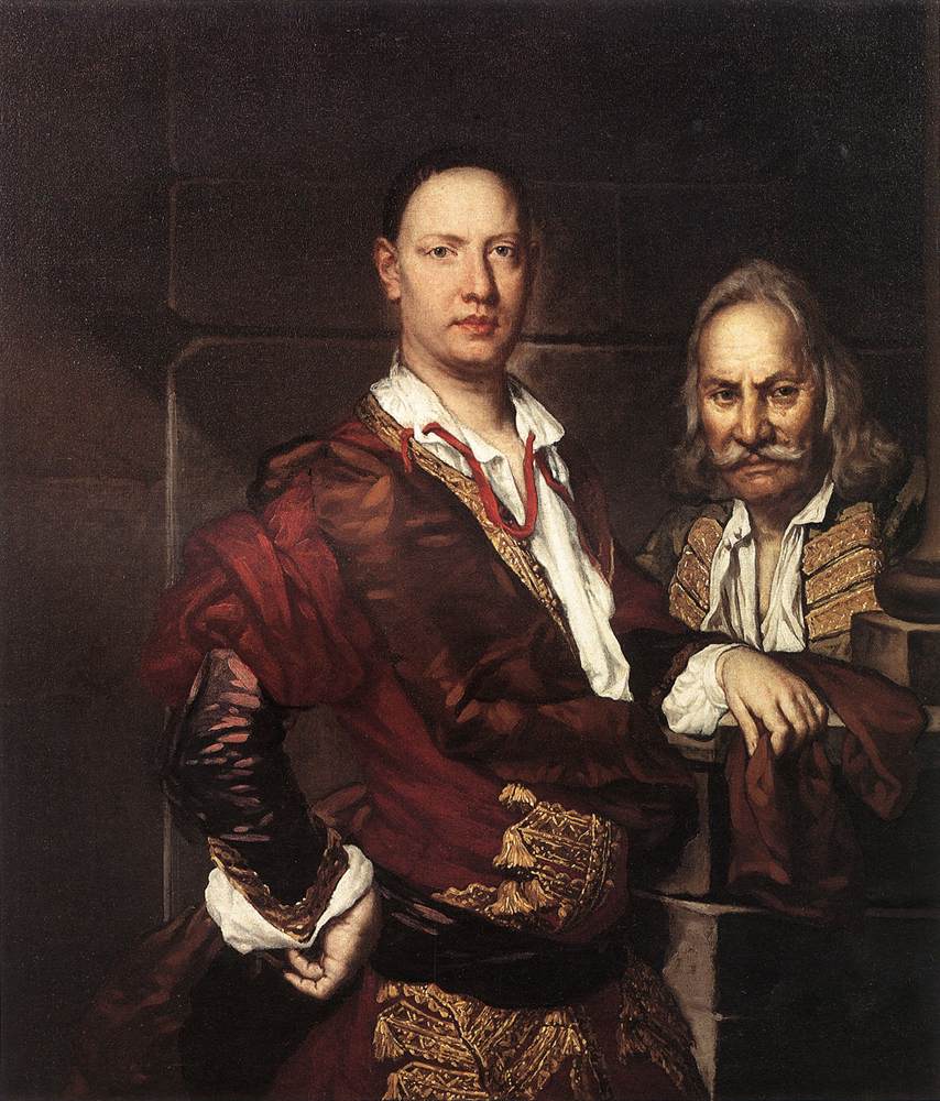 Portrait of Giovanni Secco Suardo and his Servant  fgh